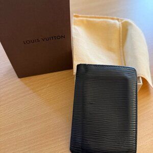 Louis Vuitton Black Epi leather Pocket organizer
